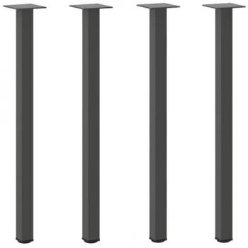 Suporte para Mesa Centro VidaXL – Pernas Aço Antracite (4 pcs)