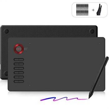 VEIKK A15 V2 Red Graphic Drawing Tablet for Windows, Mac and Android
