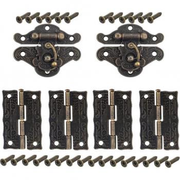 Embossed Hasp Lock for Suitcase Cabinet 2.3*3.6cm
