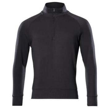 XL Black Half Zip Sweatshirt with Nantes Mascot Logo