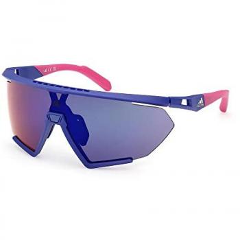 Adidas Sport Sonnenbrille SP0071 CMPT AERO LI 91Z Blau und Violett