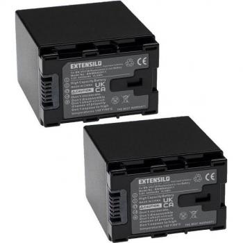 Batteria VHBW 2x Compatibile JVC GZ-HM310 DSLR