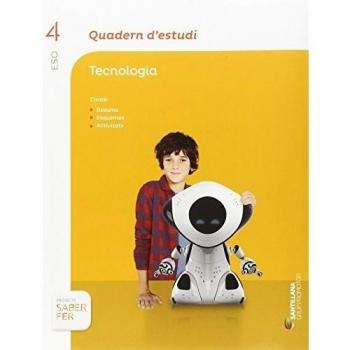 Quadern d'estudi tecnologia 4 eso saber fer (Tapa blanda).