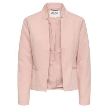 Trendiger V‑Ausschnitt‑Blazer „Onladdy L/S Harringbone Blazer CC TLR“, Taillebedeckt, Regular Fit, 4 % Elasthan