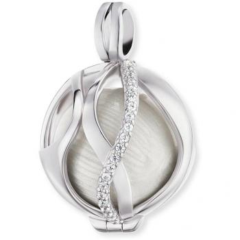 Whispering Angel Silver Soundball Necklace