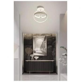 Lampadario LED Cerchio 22W con Luce Regolabile 3000K, 4000K, 6500K