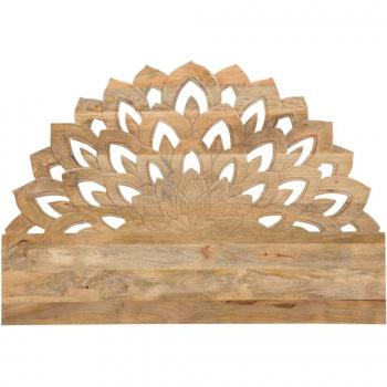 Tête de lit lotus en bois de manguier 160 cm