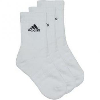 Adidas Dove 3‑Pack Crew Socks with Cushioning – White