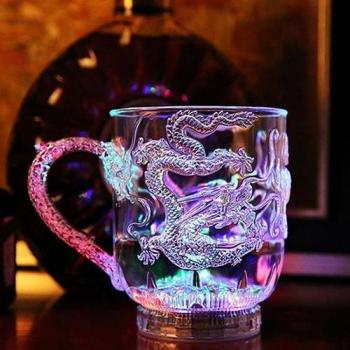 Flashing Dragon LED Drinkware