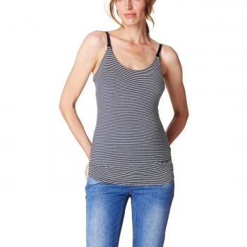 ESPRIT Maternity Damen Umstands Tops Spaghetti Top Nursing Yd O84753, Nachtblau, 34 (XS)