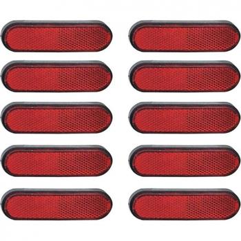 Kit de 10 autocollants et vis réflecteurs de sécurité pour caravane, remorque et bateau modèle 28GE