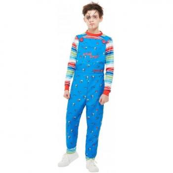 Mini Chucky Slasher Attire (10-12 Size) – Black Color