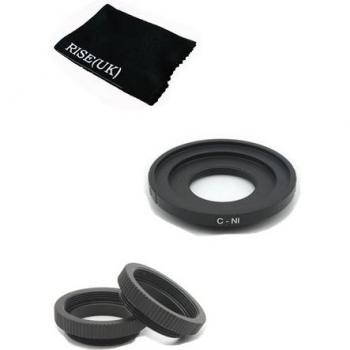 Nikon 1 Mount 16mm C-Mount Cine Lens with Adapter
