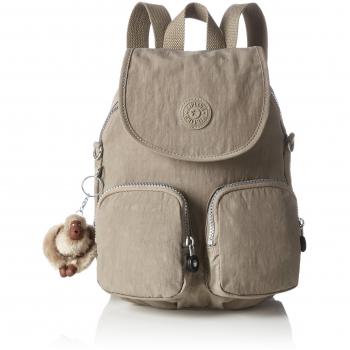 Kipling Damenrucksack Firefly Up – Warmgrau – 22×31×14 cm