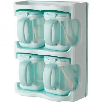 Plastic Spice Jar Storage Box