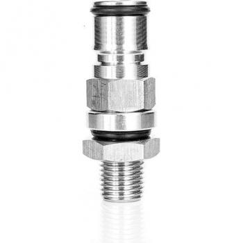 Ball Lock Post with 1/4 Thread Bulkhead for Homebrew Kegs