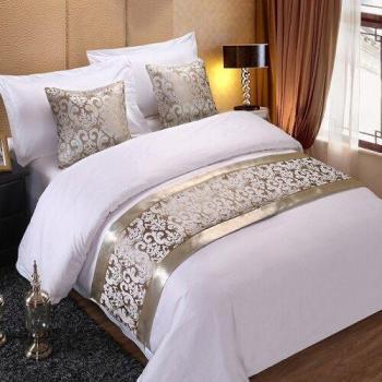 Champagne Floral Throw Bedding