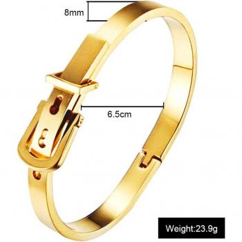 Cinturón de Pulsera de Acero 316L – Estilo Masculino y Femenino
