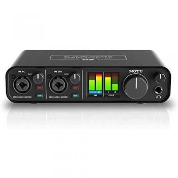 MOTU M2 2x2 USB-C Audio Interface for Recording, Mixing & Podcasting