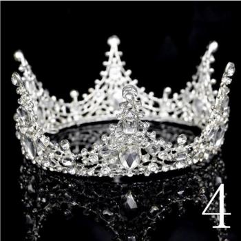 Radiant Silver Rhinestone Bridal Headpiece