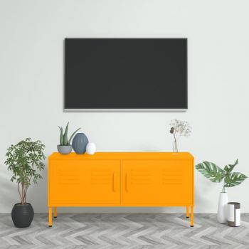 Steel Mustard Yellow TV Cabinet