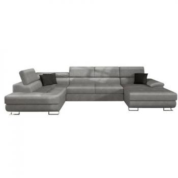 Divano angolare Comfivo 190, Magic Velvet, Funzione di sonno, 345x202x71cm