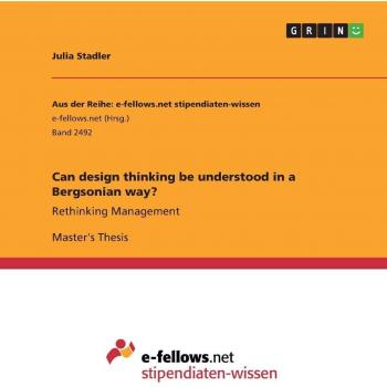 Can design thinking be understood in a Bergsonian way?: Rethinking Management