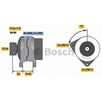 Alternador BOSCH 0 986 042 081 de repuesto