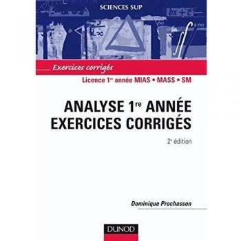 Analyse 1re année