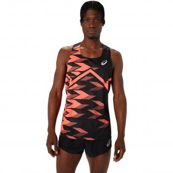ASICS Laufshirt schwarz/rosa