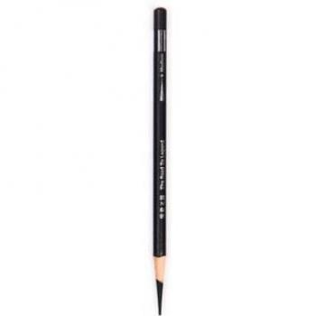 12pcs Hand‑drawn Black Carbon Pencils – Soft & Hard Tips