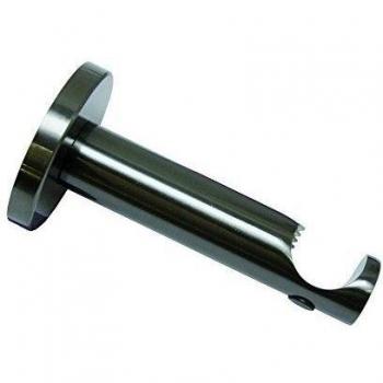 GARDINIA Träger offen für Ø 20 mm Gardinenstangen titan 8 cm