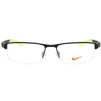 Nike Modell 8097 Optical – Satin Schwarz, Fade-Rahmen, 55 mm, 17 mm Brücke