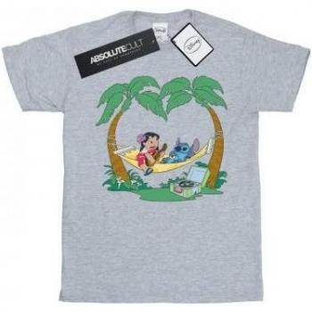 Disney Lilo und Stitch Musik T-Shirt für Frauen Baumwolle XL weiß