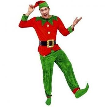 Vêtement de Fantaisie Lutin Père Noël – Code 66566, Taille L/XL