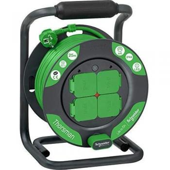 Schneider Enrouleur de chantier 1620lage 25m HO5VVF 3G1.5 IP44