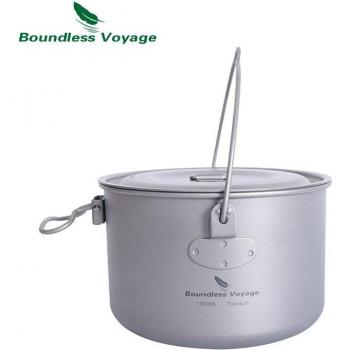 Folding Handle Titanium Cookware