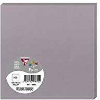 Carte faire part Pollen 210g 135 x 135mm par 25