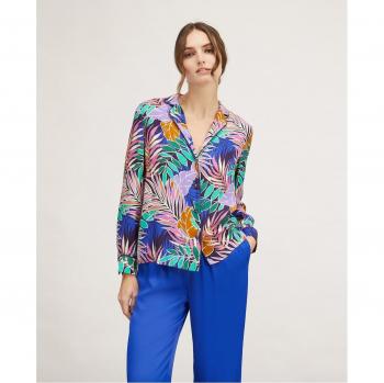 Tendencia Motivi Camisa con Bordes Naturales
