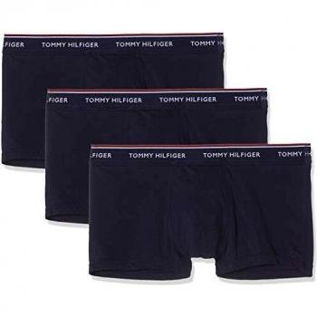 Tommy Hilfiger Men's Low Rise Trunks 3-Pack Peacoat Blue Size S