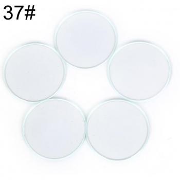 5pcs Transparent Watch Glass, Anti-scratch, Sizes 36mm/37mm/38mm/39mm/40mm