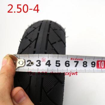Pneu 2.50-4 int/ext + tube pour moto accessoires scooter électrique et fauteuil roulant