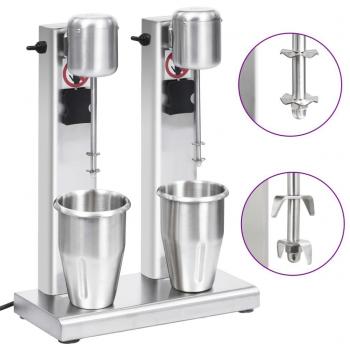 VidaXL Milkshake Blender with Double Cups 2L