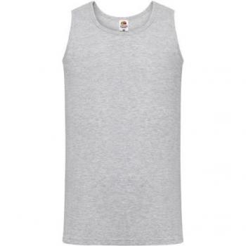 Sporttop Fruit of the Loom heren – Valueweight Heather Grijs