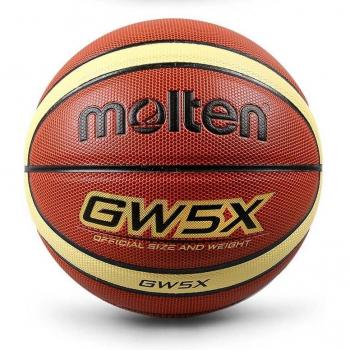 Ballon de basket professionnel taille 5, durable en cuir synthétique