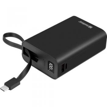 Powerbank Sandberg 20000 mAh con USB‑PD 20 W nero