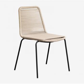Natur‑Mileyd Esszimmerstuhl Duo – Sklum Stapelbare Packung