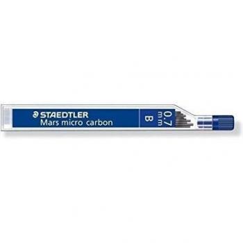 Minas staedtler mars micro grafito 0,7 mm b tubo con 12 unidades