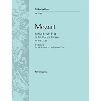 Partitions classique EDITION BREITKOPF MOZART W.A.