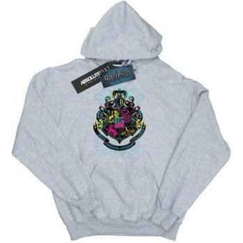 Neon Hogwarts Crest Hoodie